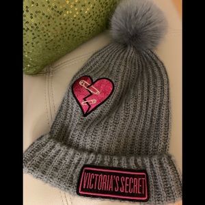 Victoria Secret pompom beanie